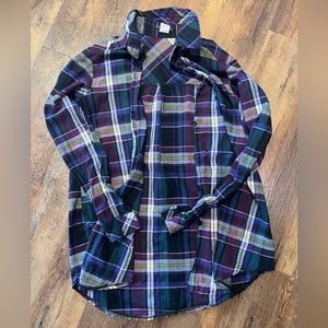 Feline cotton button down